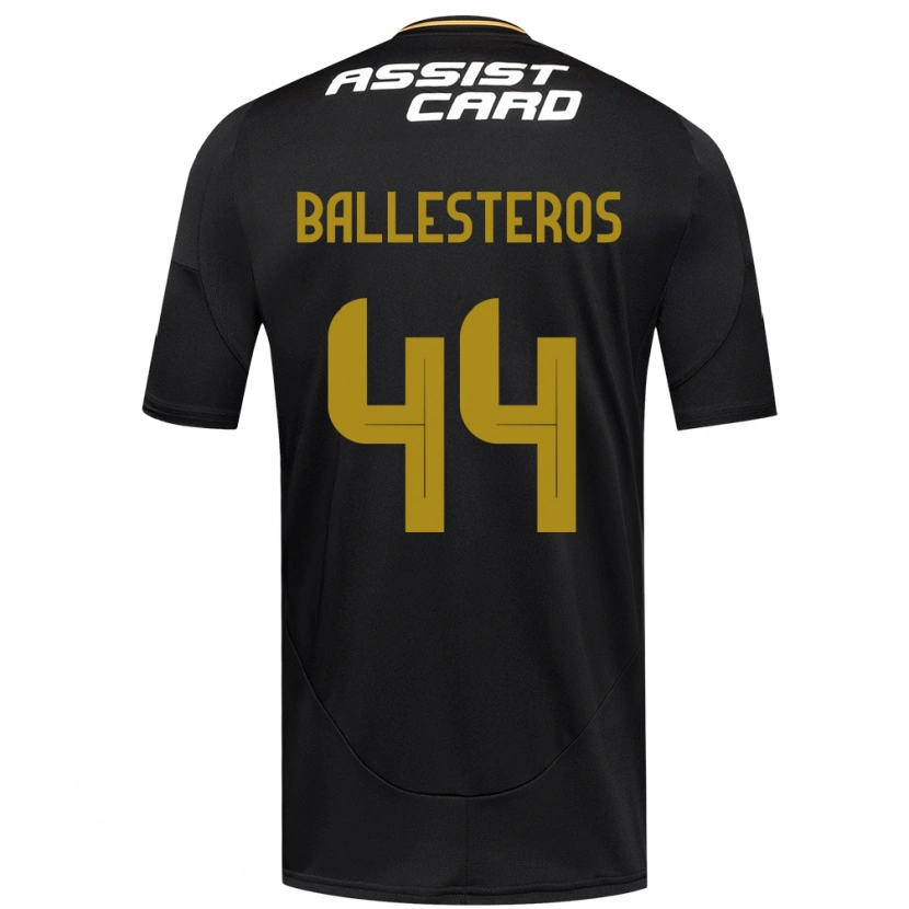Danxen Kid Martín Ballesteros #44 Black White Away Jersey 2025/26 T-Shirt