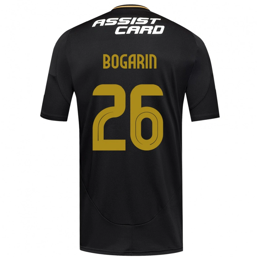 Danxen Kid Dahiana Bogarín #26 Black White Away Jersey 2025/26 T-Shirt