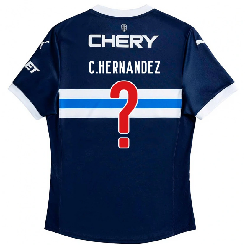 Danxen Kid Camilo Hernández #0 Royal Blue White Away Jersey 2025/26 T-Shirt