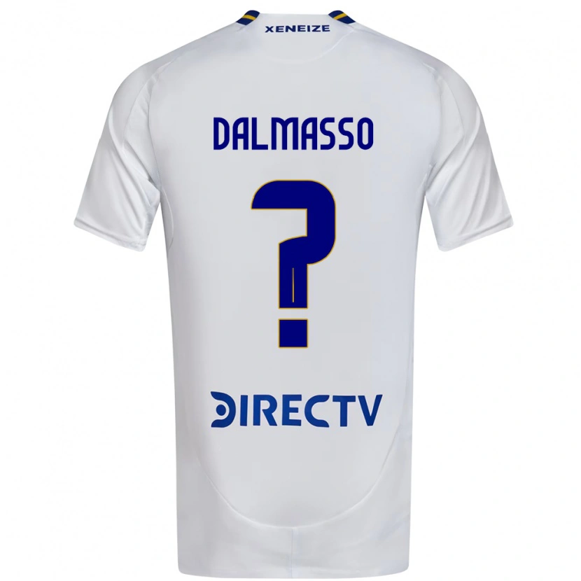 Danxen Kid Santiago Dalmasso #0 White Blue Away Jersey 2025/26 T-Shirt