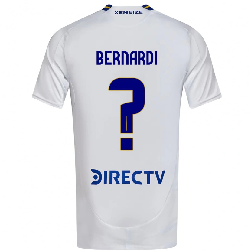 Danxen Kid Balthazar Bernardi #0 White Blue Away Jersey 2025/26 T-Shirt