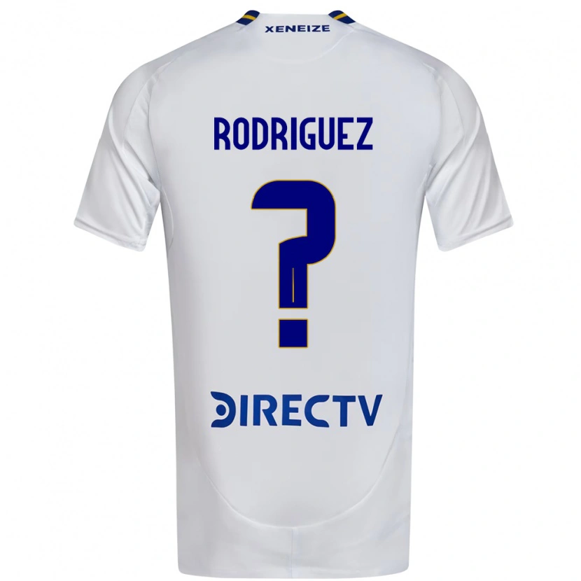 Danxen Kid Roman Rodriguez #0 White Blue Away Jersey 2025/26 T-Shirt
