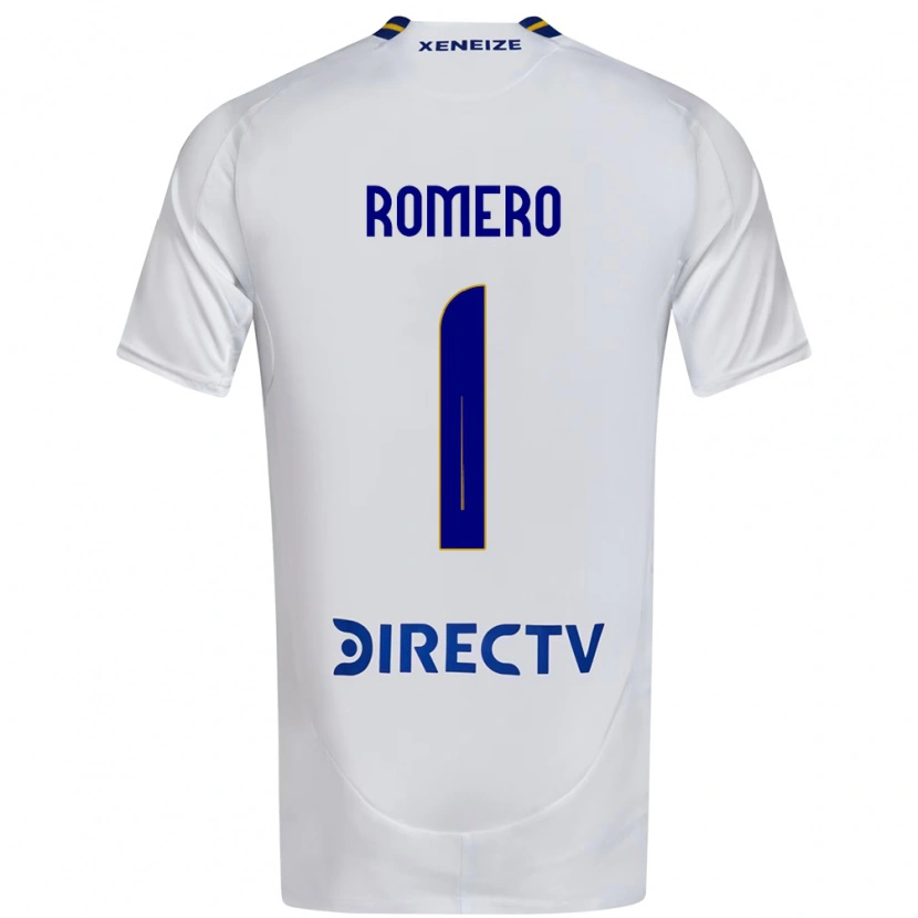 Danxen Kid Sergio Romero #1 White Blue Away Jersey 2025/26 T-Shirt