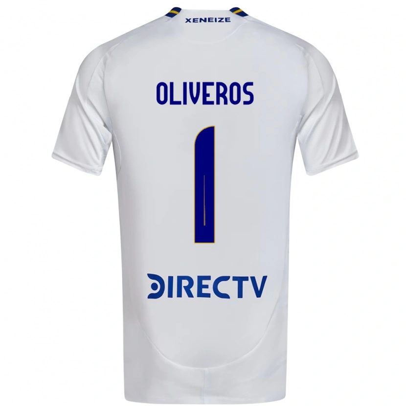 Danxen Kid Laurina Oliveros #1 White Blue Away Jersey 2025/26 T-Shirt
