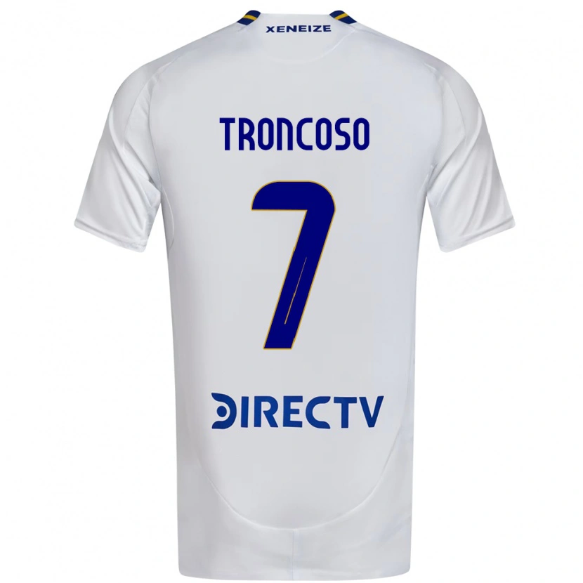 Danxen Kid Carolina Troncoso #7 White Blue Away Jersey 2025/26 T-Shirt