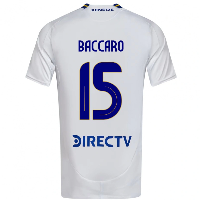 Danxen Kid Camila Baccaro #15 White Blue Away Jersey 2025/26 T-Shirt