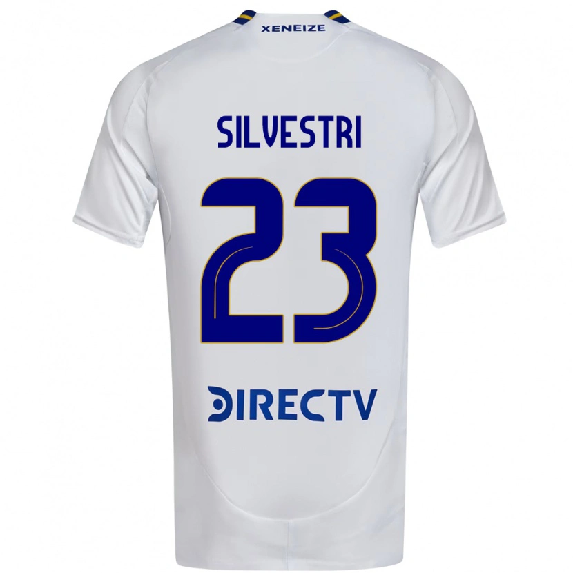 Danxen Kid Delfina Silvestri #23 White Blue Away Jersey 2025/26 T-Shirt