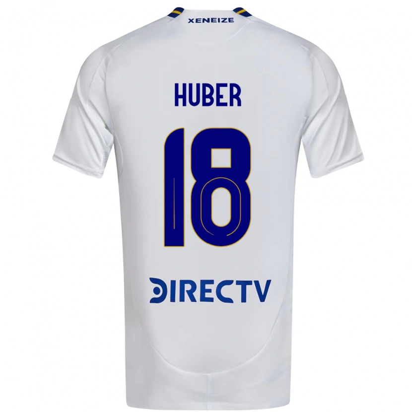 Danxen Kid Clarisa Huber #18 White Blue Away Jersey 2025/26 T-Shirt