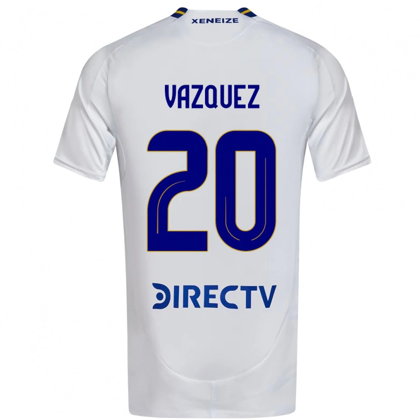 Danxen Kid Constanza Vazquez #20 White Blue Away Jersey 2025/26 T-Shirt