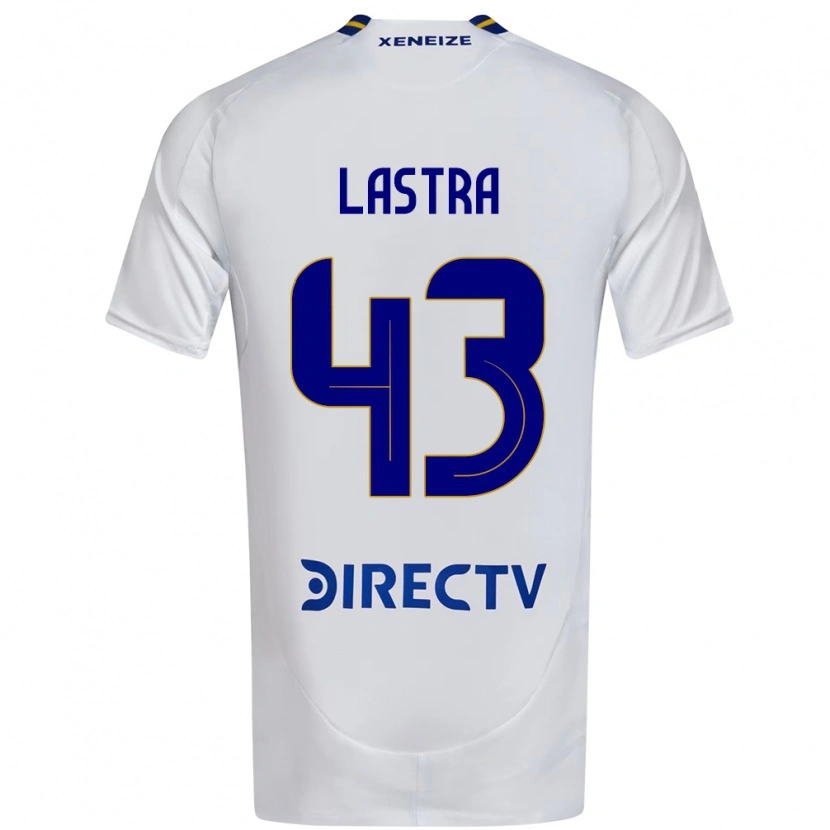 Danxen Kid Agustin Lastra #43 White Blue Away Jersey 2025/26 T-Shirt