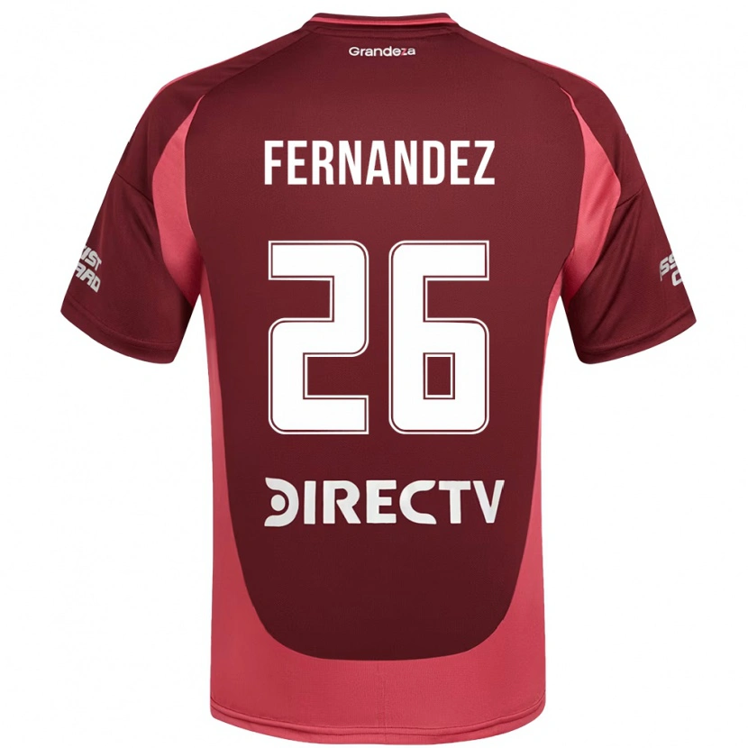 Danxen Kid Nacho Fernández #26 Burgundy Magenta Away Jersey 2025/26 T-Shirt