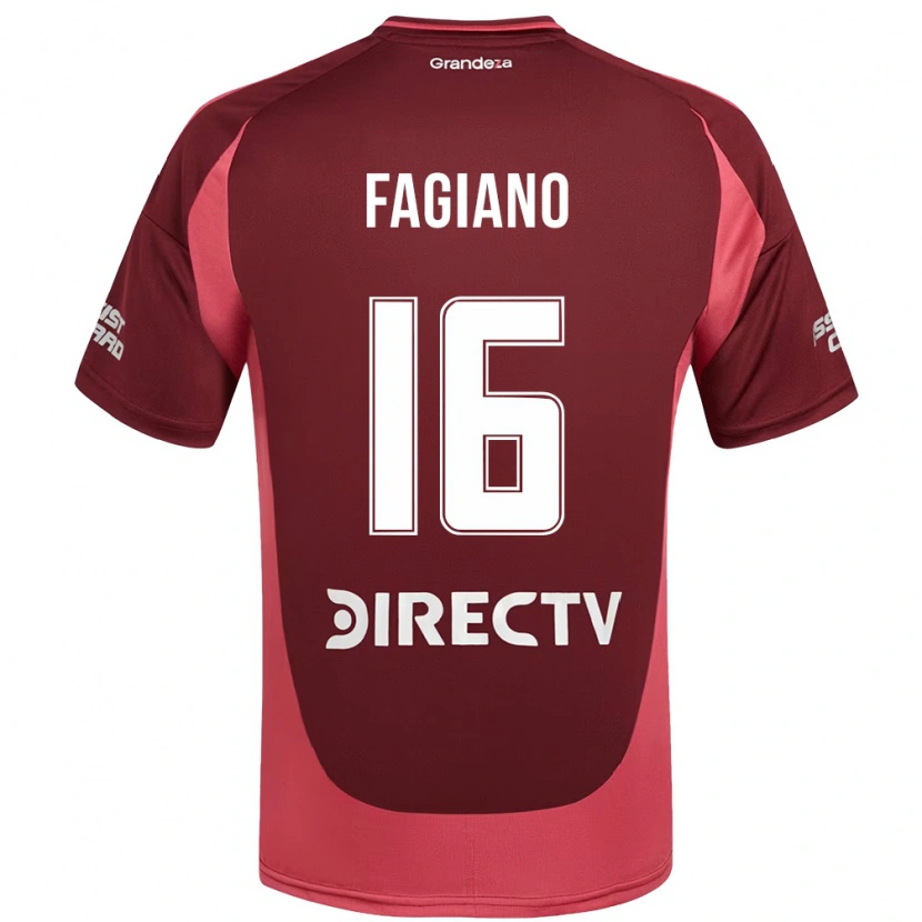 Danxen Kid Paloma Fagiano #16 Burgundy Magenta Away Jersey 2025/26 T-Shirt