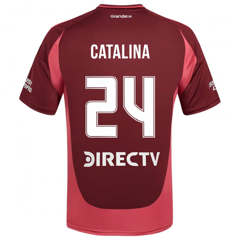 Danxen Kid Catalina Julia Primo #24 Burgundy Magenta Away Jersey 2025/26 T-Shirt