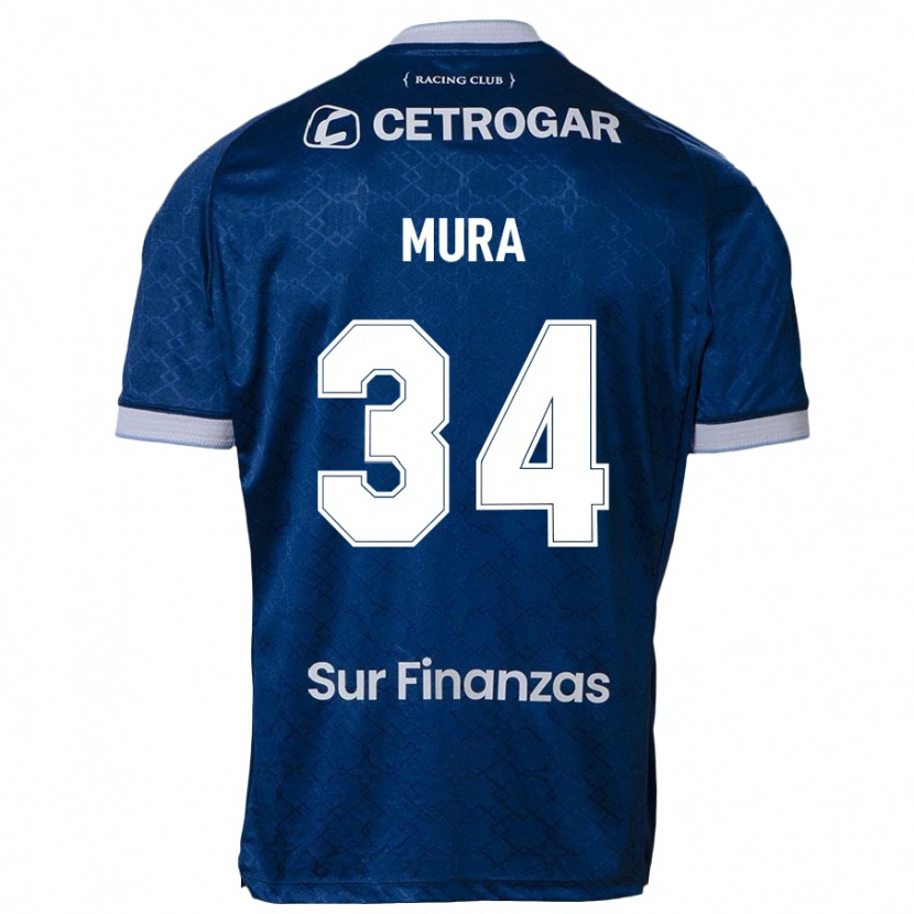 Danxen Kid Facundo Mura #34 Dark Blue Away Jersey 2025/26 T-Shirt