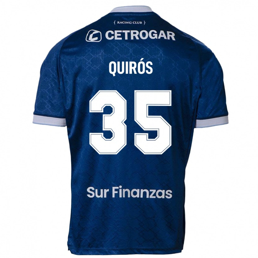 Danxen Kid Santiago Quirós #35 Dark Blue Away Jersey 2025/26 T-Shirt