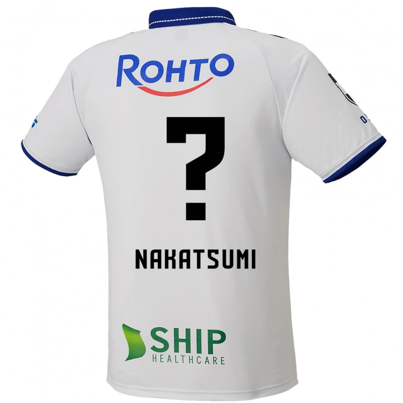 Danxen Kid Naru Nakatsumi #0 White Blue Black Away Jersey 2025/26 T-Shirt