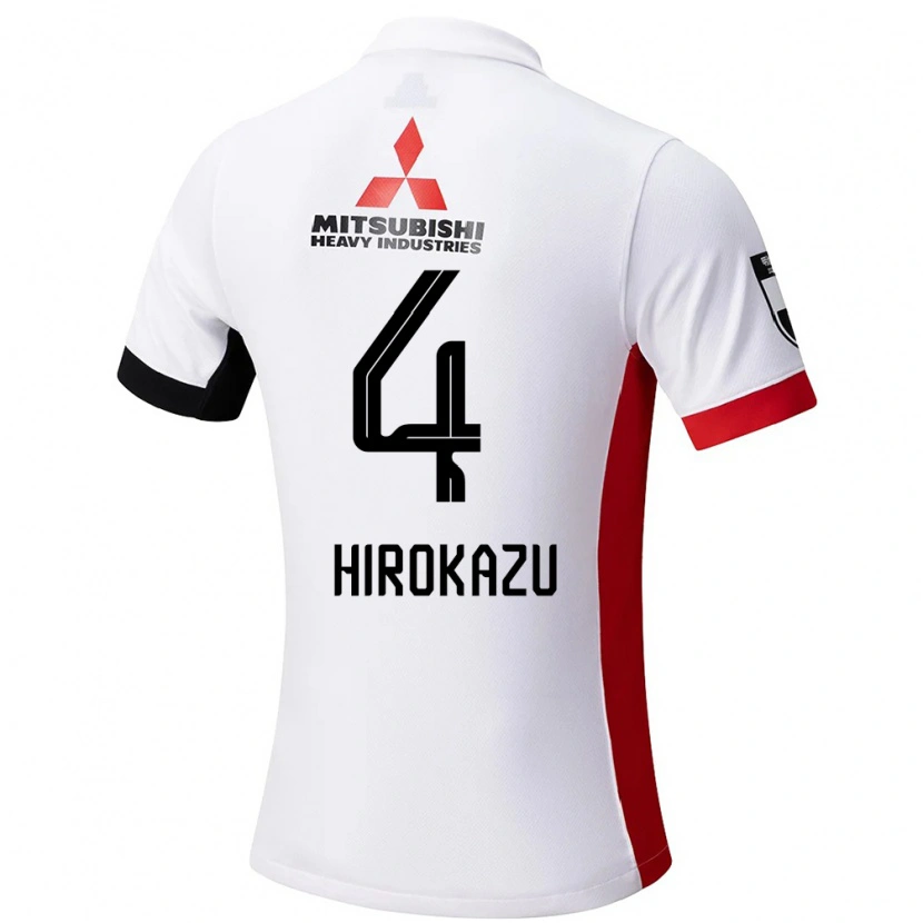 Danxen Kid Hirokazu Ishihara #4 White Black Away Jersey 2025/26 T-Shirt