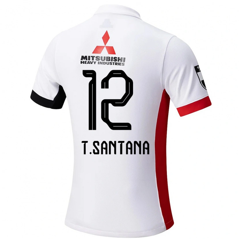 Danxen Kid Thiago #12 White Black Away Jersey 2025/26 T-Shirt