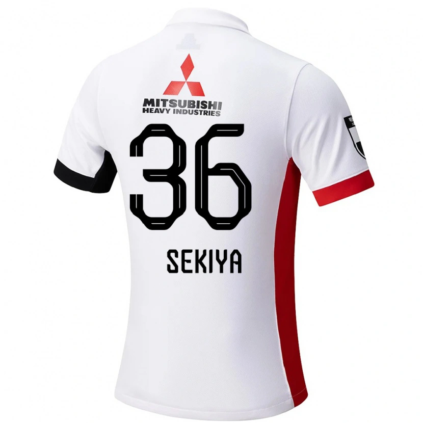 Danxen Kid Hikaru Sekiya #36 White Black Away Jersey 2025/26 T-Shirt
