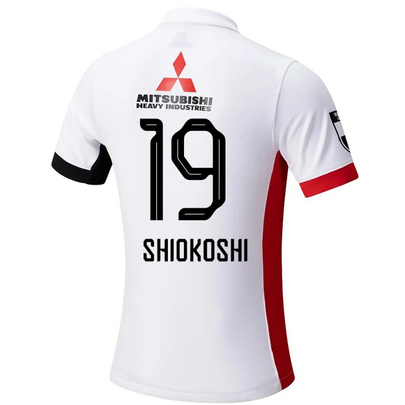 Danxen Kid Yuzuho Shiokoshi #19 White Black Away Jersey 2025/26 T-Shirt