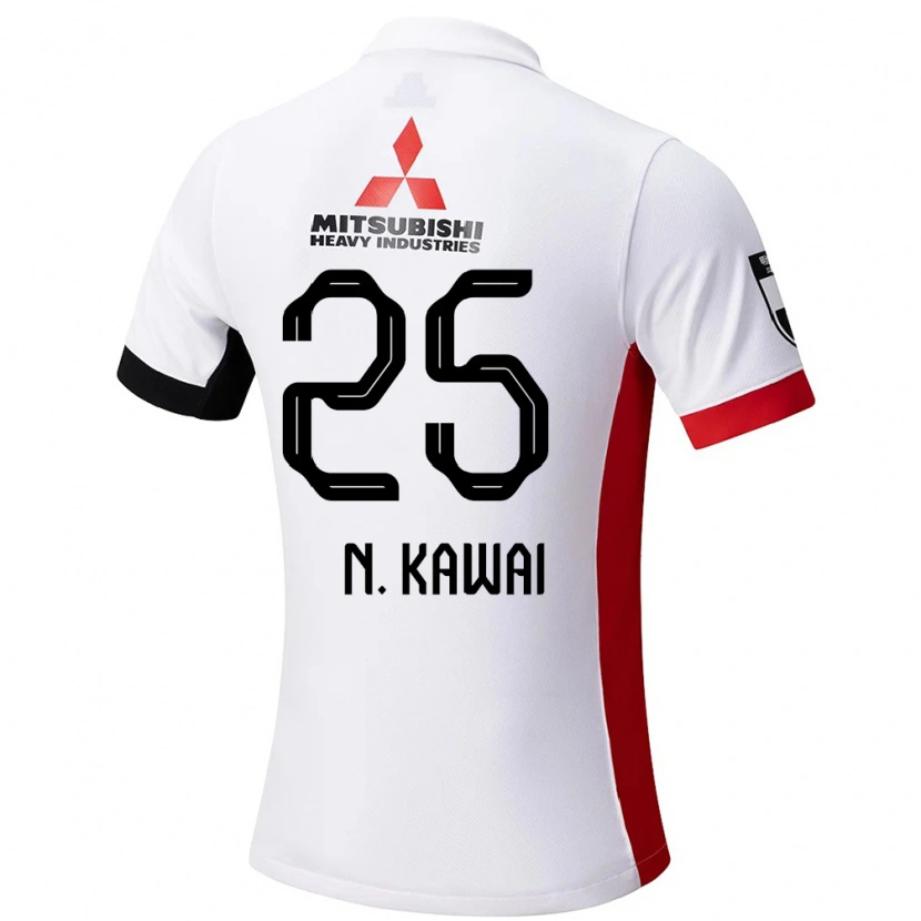 Danxen Kid Nonoko Kawai #25 White Black Away Jersey 2025/26 T-Shirt
