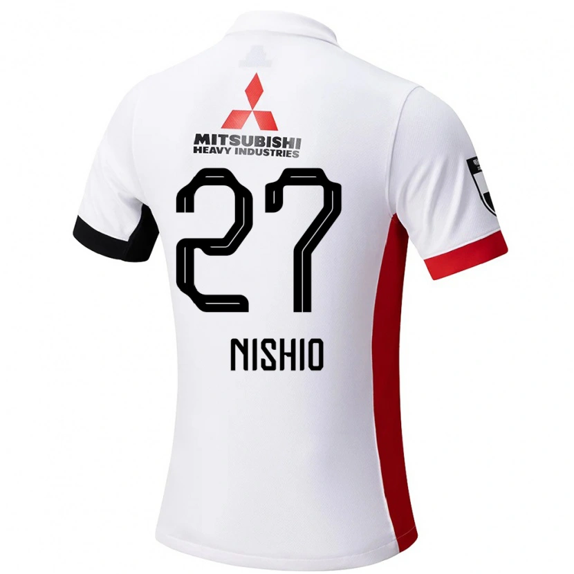 Danxen Kid Hanon Nishio #27 White Black Away Jersey 2025/26 T-Shirt