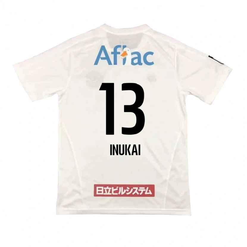 Danxen Kid Tomoya Inukai #13 Light Gray Beige Away Jersey 2025/26 T-Shirt