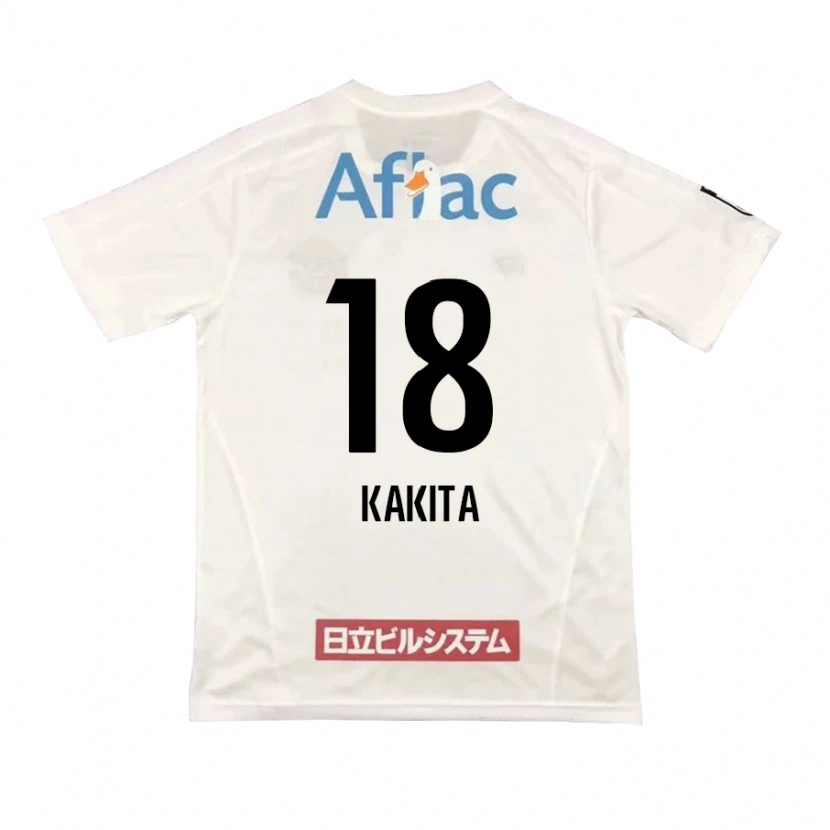 Danxen Kid Yuki Kakita #18 Light Gray Beige Away Jersey 2025/26 T-Shirt