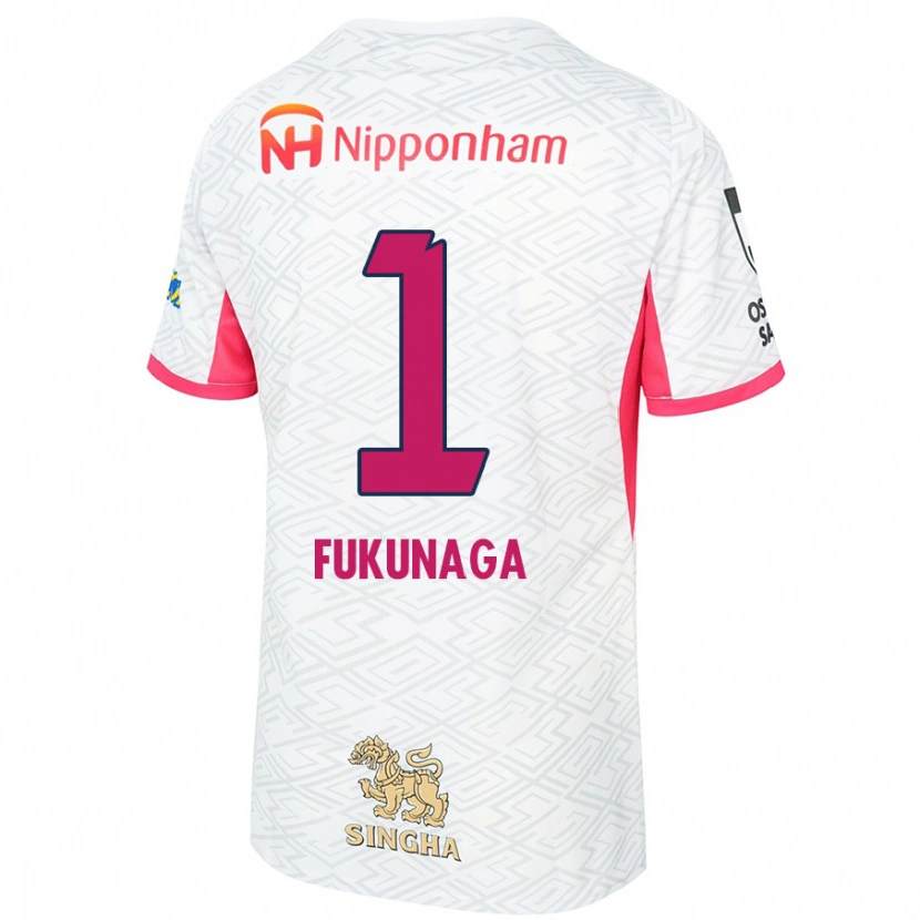 Danxen Kid Erika Fukunaga #1 White Sakura Pink Away Jersey 2025/26 T-Shirt