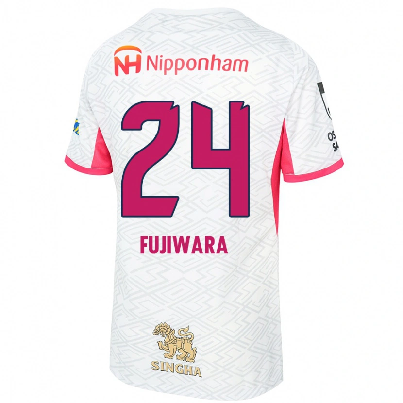 Danxen Kid Nodoka Fujiwara #24 White Sakura Pink Away Jersey 2025/26 T-Shirt
