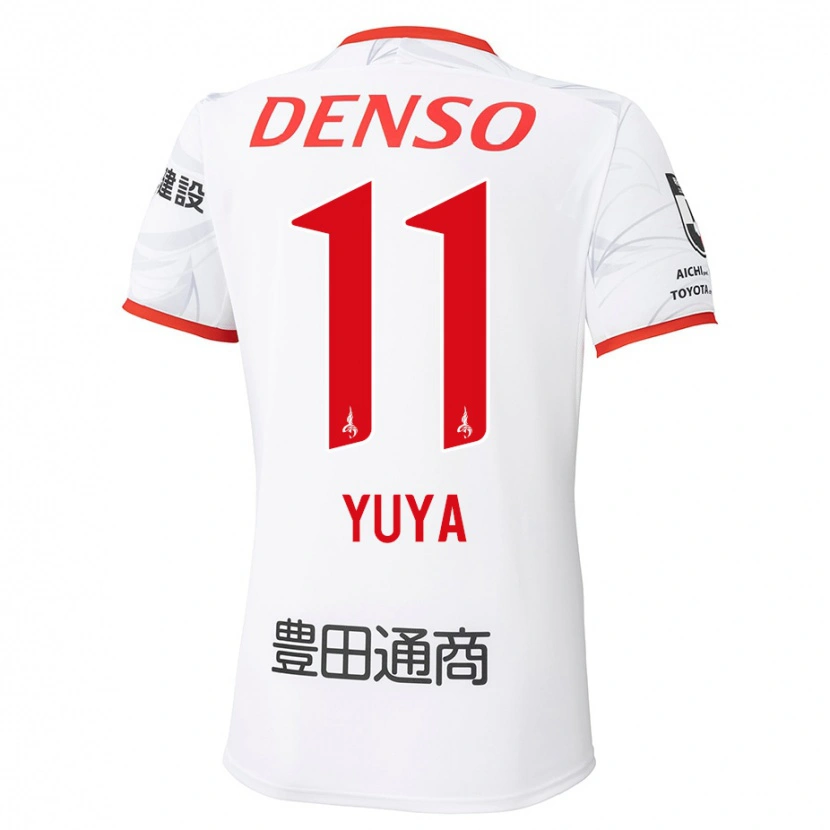 Danxen Kid Yuya Yamagishi #11 White Red Away Jersey 2025/26 T-Shirt