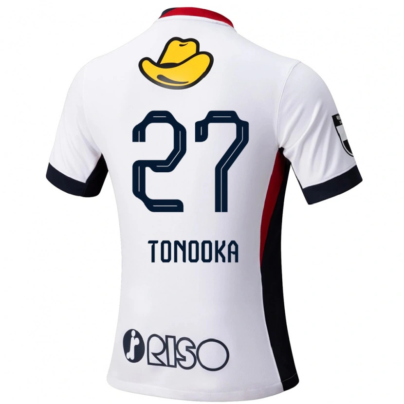 Danxen Kid Ryota Tonooka #27 White Black Away Jersey 2025/26 T-Shirt