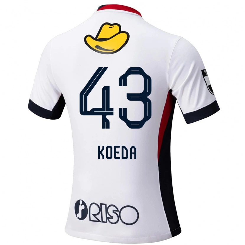 Danxen Kid Gemma Koeda #43 White Black Away Jersey 2025/26 T-Shirt