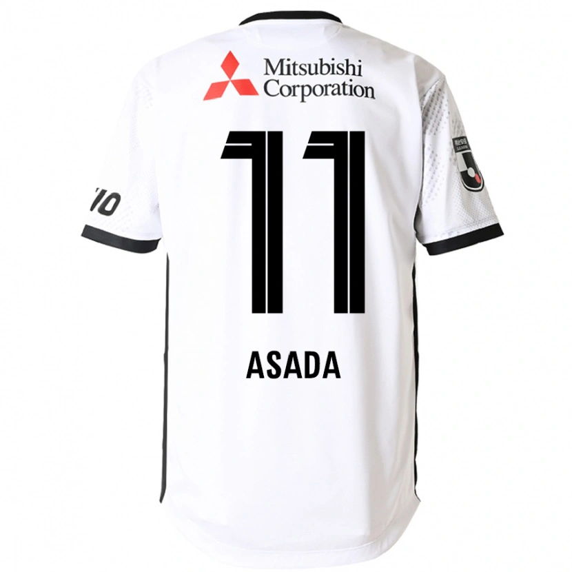 Danxen Kid Rui Asada #11 White Black Away Jersey 2025/26 T-Shirt
