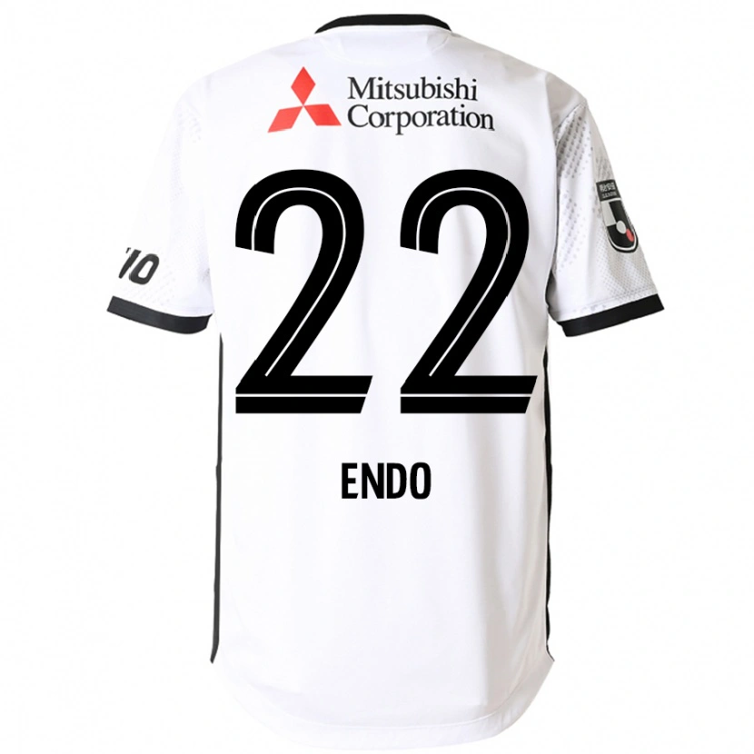 Danxen Kid Keita Endo #22 White Black Away Jersey 2025/26 T-Shirt