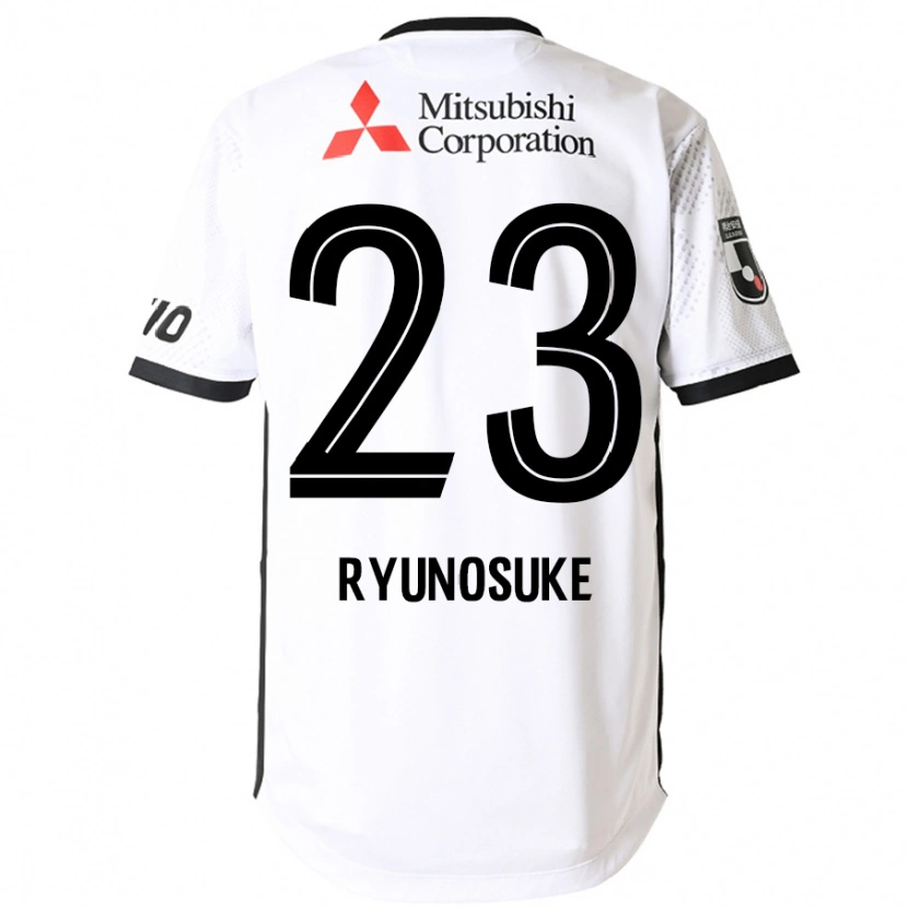 Danxen Kid Ryunosuke Sato #23 White Black Away Jersey 2025/26 T-Shirt