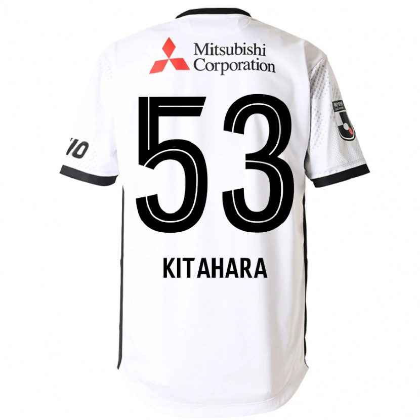 Danxen Kid Maki Kitahara #53 White Black Away Jersey 2025/26 T-Shirt