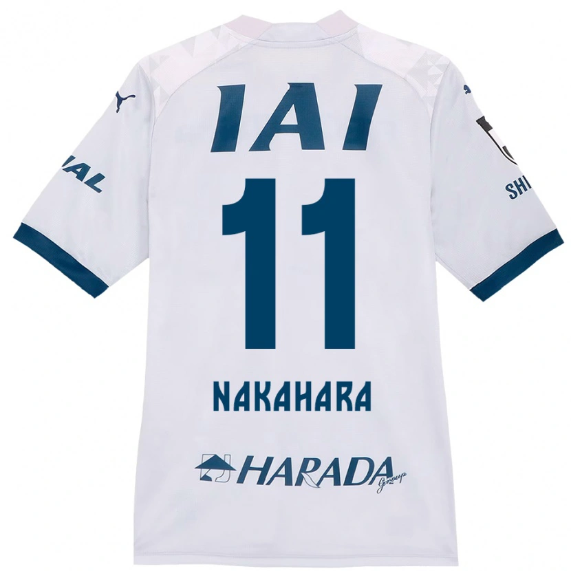 Danxen Kid Hikaru Nakahara #11 White Royal Blue Away Jersey 2025/26 T-Shirt