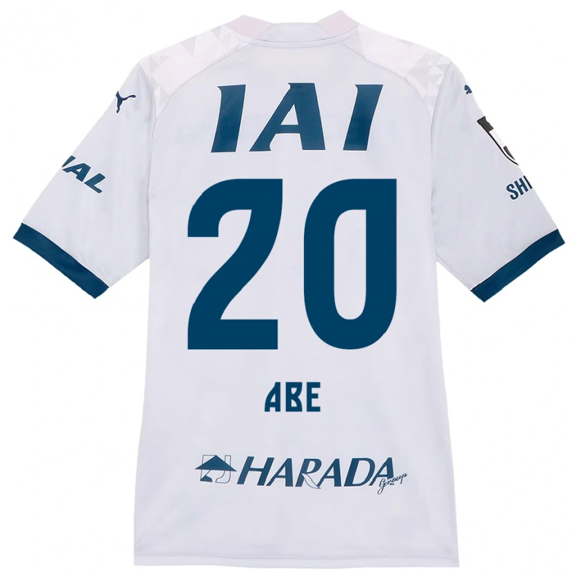 Danxen Kid Ryoya Abe #20 White Royal Blue Away Jersey 2025/26 T-Shirt