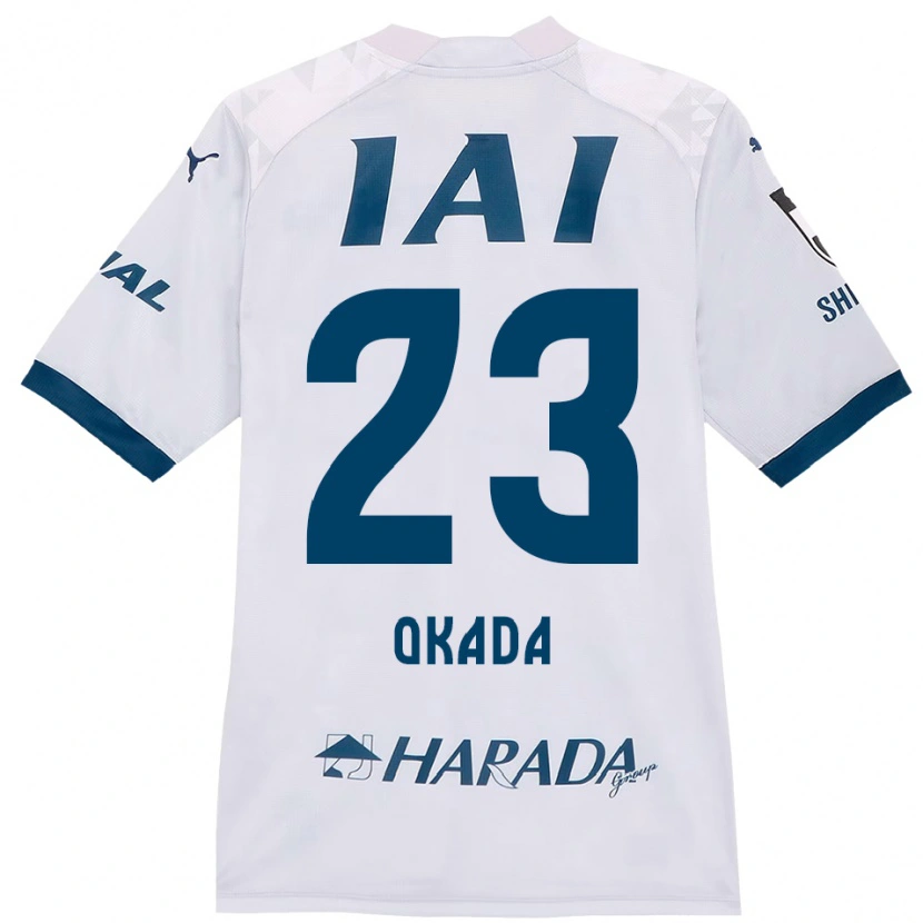 Danxen Kid Shu Okada #23 White Royal Blue Away Jersey 2025/26 T-Shirt