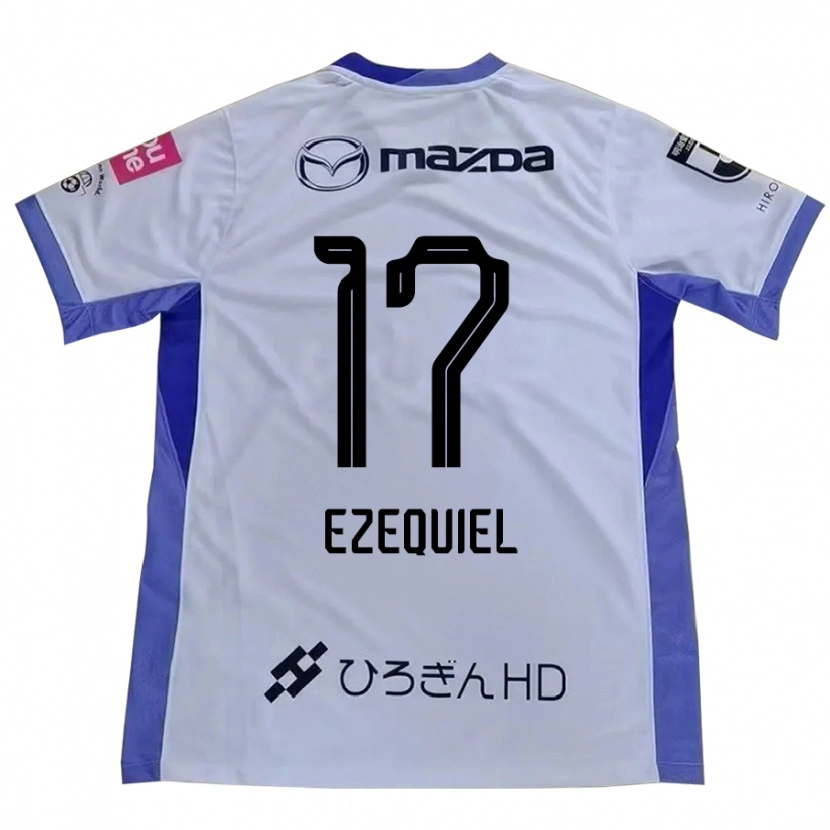 Danxen Kid Ezequiel #17 White Orange Away Jersey 2025/26 T-Shirt