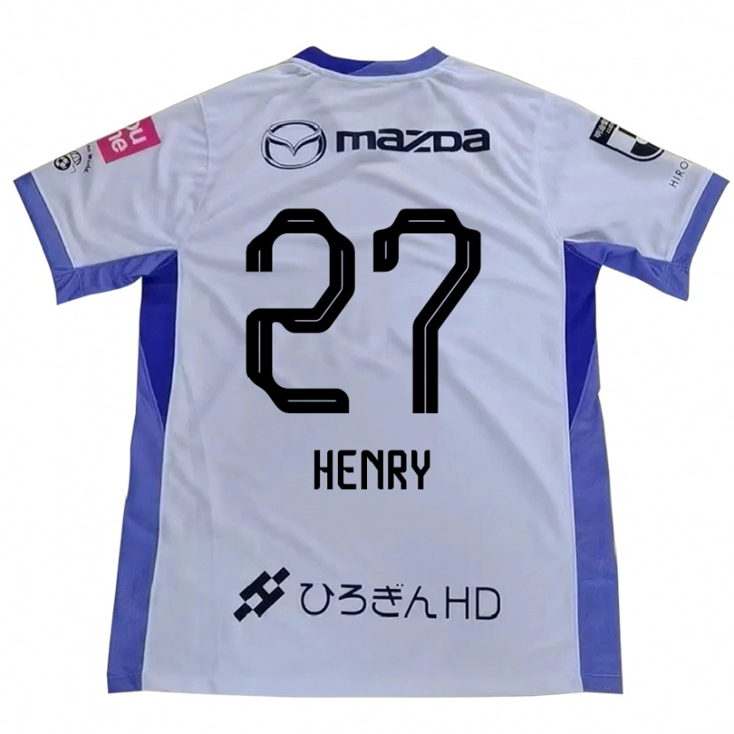 Danxen Kid Osamu Henry Iyoha #27 White Orange Away Jersey 2025/26 T-Shirt