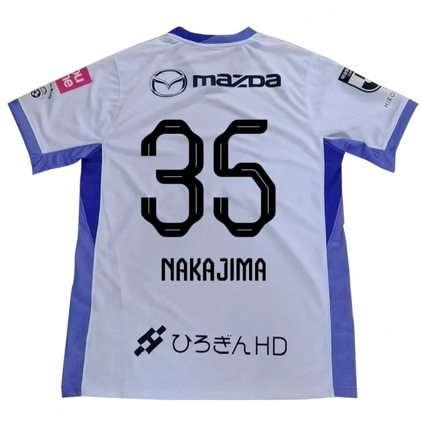 Danxen Kid Yotaro Nakajima #35 White Orange Away Jersey 2025/26 T-Shirt