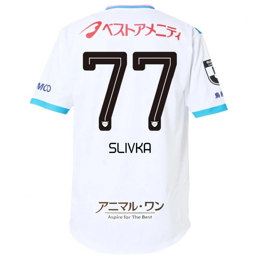Danxen Kid Vykintas Slivka #77 White Pink Away Jersey 2025/26 T-Shirt