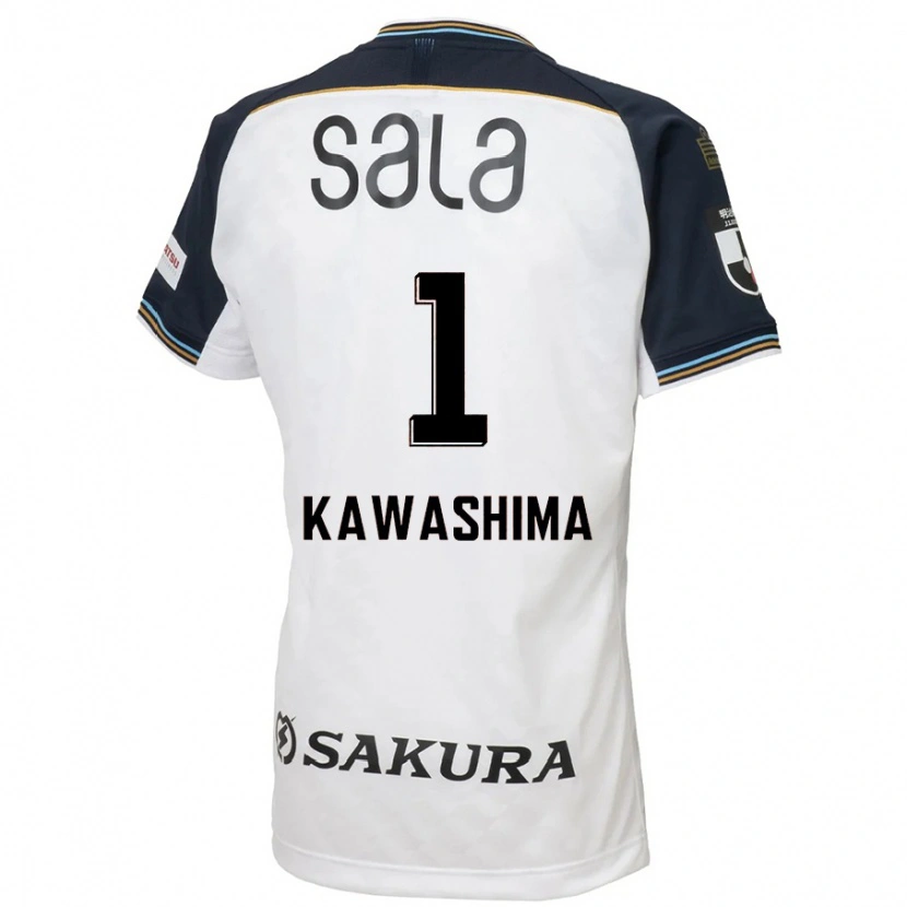 Danxen Kid Eiji Kawashima #1 White Black Away Jersey 2025/26 T-Shirt