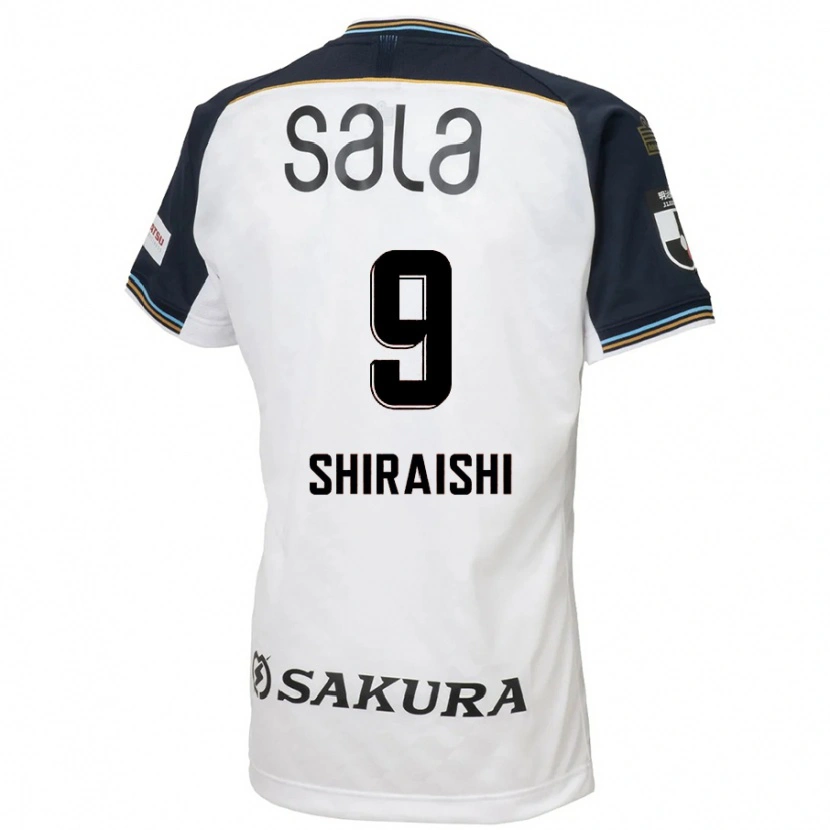Danxen Kid Eriya Shiraishi #9 White Black Away Jersey 2025/26 T-Shirt