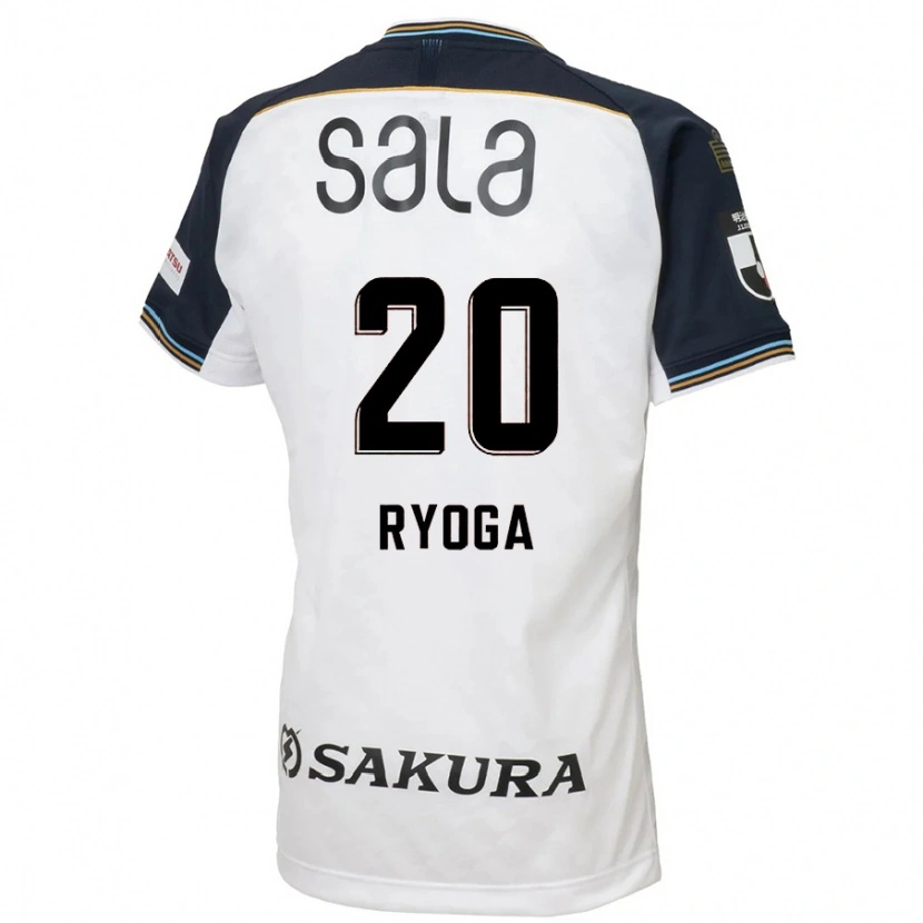Danxen Kid Ryoga Sato #20 White Black Away Jersey 2025/26 T-Shirt