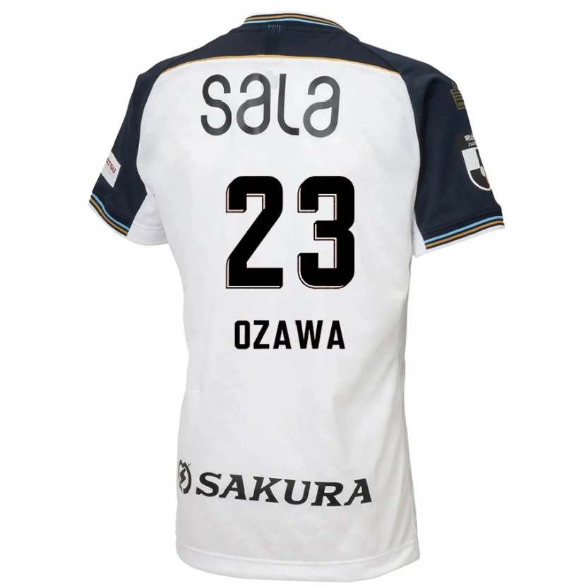 Danxen Kid Yugo Ozawa #23 White Black Away Jersey 2025/26 T-Shirt