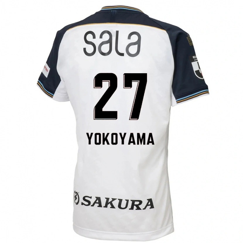 Danxen Kid Kota Yokoyama #27 White Black Away Jersey 2025/26 T-Shirt