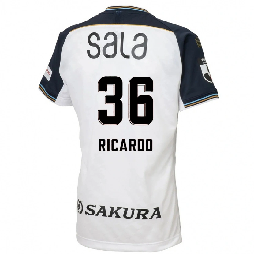 Danxen Kid Ricardo Graça #36 White Black Away Jersey 2025/26 T-Shirt